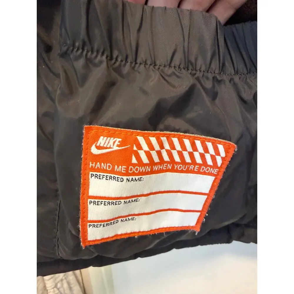 Nike Kids' Black Stylish Quilted Puffer Jacket - Size 6-7